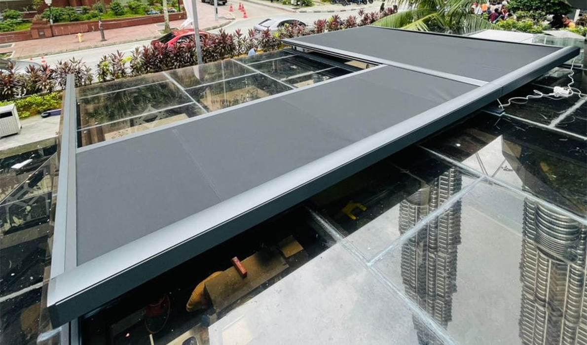 Skylight Blinds outdoor sunshade malaysia